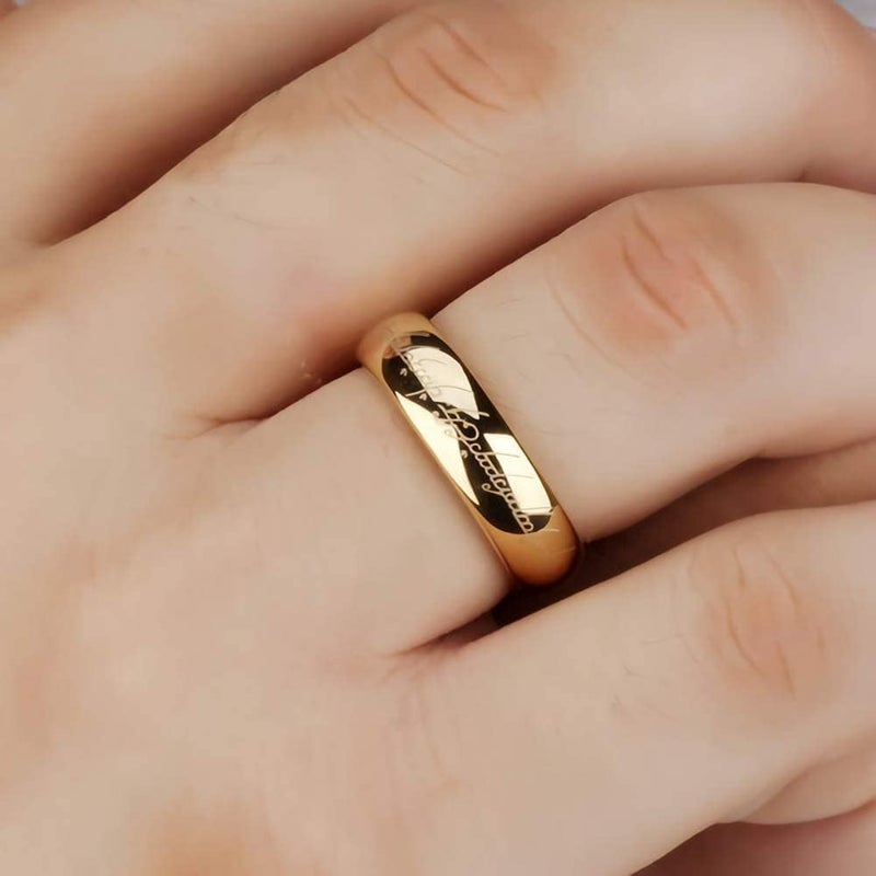 Todenb Gold Stainless Steel Ring - Image 4